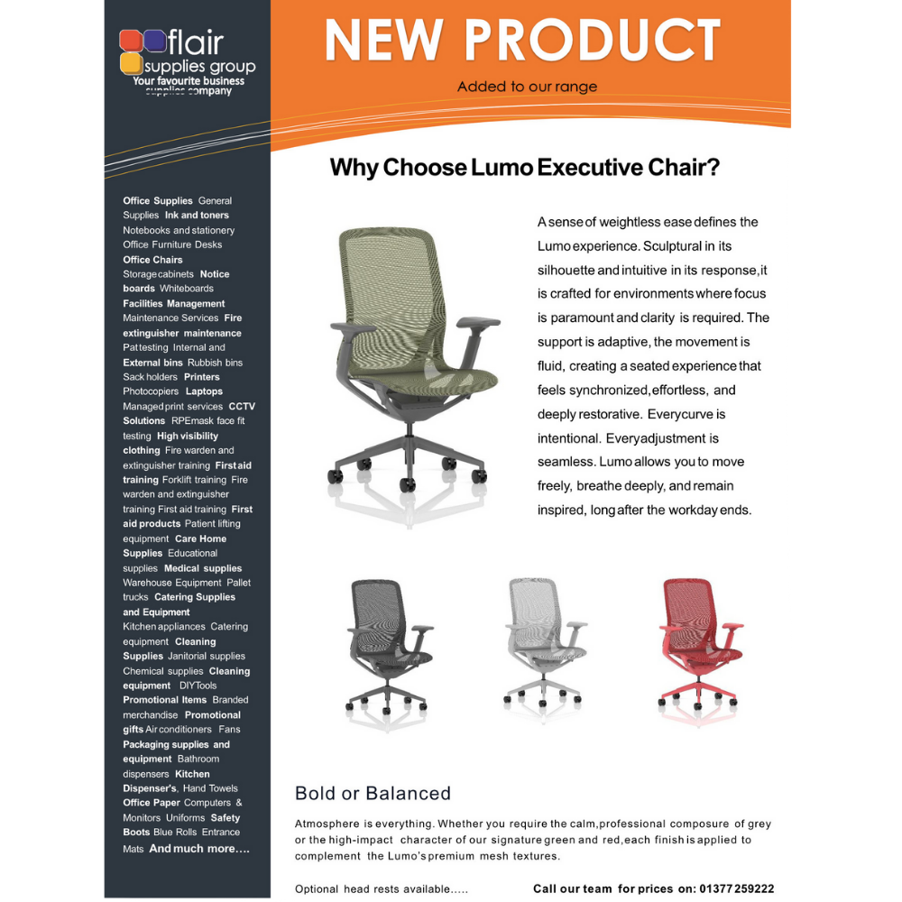New Lumo Executive Chair